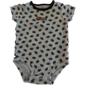 Carters Future All Star Football Romper Size 9M Blue